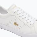 Lacoste női cipő 47SFA0072 fehér/arany 12