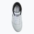 Férfi Lacoste Lineshot kontrasztos gallérú bőr fehér/fekete cipő 5