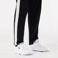 Férfi Lacoste Lineshot kontrasztos gallérú bőr fehér/fekete cipő 14