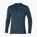 Férfi Mizuno Impulse Core Half Zip kék szárnyas teal futó hosszú ujjú ruha