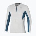 Férfi futás hosszú ujjú Mizuno Dryaeroflow Half Zip nimbus cloud