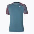 Férfi teniszpóló Mizuno Mugen Shadow Tee blue mirage
