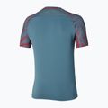 Férfi teniszpóló Mizuno Mugen Shadow Tee blue mirage 2