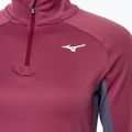 Női futó pulóver Mizuno Warmalite Half Zip lila kvarc 3