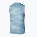 Férfi futópóló Mizuno Core Graphic Sleeveless cloud blue felhő kék 2