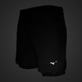 Férfi Mizuno Trail ER 2IN1 futónadrág fekete 6