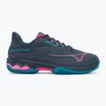Női padel cipő Mizuno Wave Exceed Light 2 Padel midnight navy/ fuchsia purple/ enamel blue 2