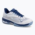 Női teniszcipő Mizuno Wave Exceed Light 2 CC white/ bellwether blue/ bel air blue