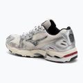 Férfi Mizuno Wave Rider 10 cipő mizuno hófehér/fekete homok/ritmikus piros 3