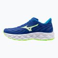 Férfi futócipő Mizuno Wave Sky 8 reflex kék c/fehér/zöld geck 8