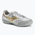 Mizuno Morelia Sala Pro TF férfi futballcipő galaxy ezüst/arany/arany