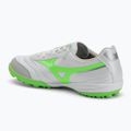 Mizuno Morelia Sala Pro TF férfi futballcipő fehér/neonzöld/galaxy ezüst 3