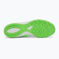 Mizuno Morelia Sala Pro TF férfi futballcipő fehér/neonzöld/galaxy ezüst 4