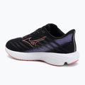 Gyerek futócipő Mizuno Enerzy Rider Jr fekete/camelliarózsaszín/paisleylila 3
