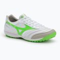 Férfi Mizuno Morelia Sala Elite TF futballcipő fehér/neonzöld/galaxy ezüst