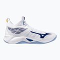 Röplabda cipő Mizuno Wave Dimension Mid fehér/bellwether kék/belairkék 8