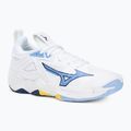 Mizuno Wave Momentum 3 röplabda cipő fehér/balwether kék/bel air kék