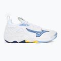 Mizuno Wave Momentum 3 röplabda cipő fehér/balwether kék/bel air kék 2