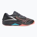 Mizuno Thunder Blade Z röplabdacipő fekete/neonlámpa/páva kék 2