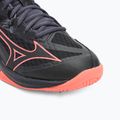 Mizuno Thunder Blade Z röplabdacipő fekete/neonlámpa/páva kék 7