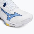 Mizuno Wave Lightning Z8 Mid röplabda cipő fehér/kék/bel air kék/bel air kék 7