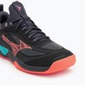 Mizuno Wave Luminous 3 röplabdacipő fekete/neonlámpa/páva kék 7