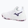 Mizuno Wave Momentum 3 röplabdacipő fehér/ibolya indigó/camellia rose 3