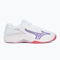 Mizuno Thunder Blade Z fehér/ibolya indigó/kaméleon rózsaszín röplabdacipő 2