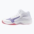 Női röplabda cipő Mizuno Thunder Blade Z Mid fehér/ibolya indigó/camellaros 8