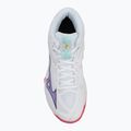 Női röplabda cipő Mizuno Thunder Blade Z Mid fehér/ibolya indigó/camellaros 5