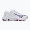Női röplabda cipő Mizuno Wave Lightning Z8 fehér/ibolya indigó/camelliaros 2