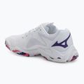 Női röplabda cipő Mizuno Wave Lightning Z8 fehér/ibolya indigó/camelliaros 3