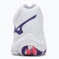 Női röplabda cipő Mizuno Wave Lightning Z8 Mid fehér/lila indigó/camelliaros 6