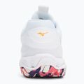Mizuno Wave Stealth 6 cipő fehér/ibolya indigó/camellia rózsa 6