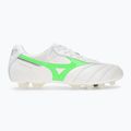 Mizuno Morelia II Japan Md fehér/neonzöld/galaxis ezüst férfi futballcipő 2