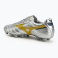 Mizuno Morelia II Club Md galaxy ezüst/arany/arany férfi futballcipő 3