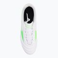 Mizuno Morelia II Club Md fehér/neonzöld/galaxis ezüst férfi futballcipő 5