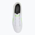 Férfi futballcipő Mizuno Morelia Neo IV Pro Md fehér/neonzöld/hűvös szürke 3c 5