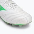 Férfi futballcipő Mizuno Morelia Neo IV β Japán Md fehér/neonzöld/hidegszürke 3c 7