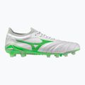 Férfi futballcipő Mizuno Morelia Neo IV β Japán Md fehér/neonzöld/hidegszürke 3c 8