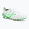 Férfi futballcipő Mizuno Morelia Neo IV Β Elite MD white/neon green/cool gray 3c