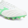 Férfi futballcipő Mizuno Morelia Neo IV Β Elite MD white/neon green/cool gray 3c 7