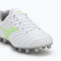 Gyermek focicipő Mizuno Monarcida Neo III Select Jr Md fehér/neonzöld Mizuno Monarcida Neo III Select Jr Md fehér/neonzöld 7