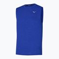 Férfi futó felső Mizuno Impulse Core ujjatlan reflex kék