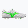 Mizuno Morelia II Elite Md fehér/neonzöld/galaxis ezüst férfi focicipő 8