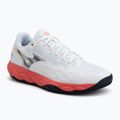 Férfi teniszcipők Mizuno Wave Enforce Court AC white/baritone blue/calypso coral