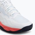 Férfi teniszcipők Mizuno Wave Enforce Court AC white/baritone blue/calypso coral 7