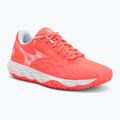 Női teniszcipő Mizuno Wave Enforce Court CC W calypso coral/white/barely pink Mizuno Wave Enforce Court CC W calypso coral/white/barely pink