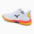 Mizuno Wave Exceed Tour 6 CC teniszcipő fehér/baritonkék/tüzes korall 2 3
