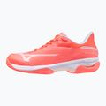 Női teniszcipő Mizuno Wave Exceed Court CC W calypso coral/fehér/barely pink 8